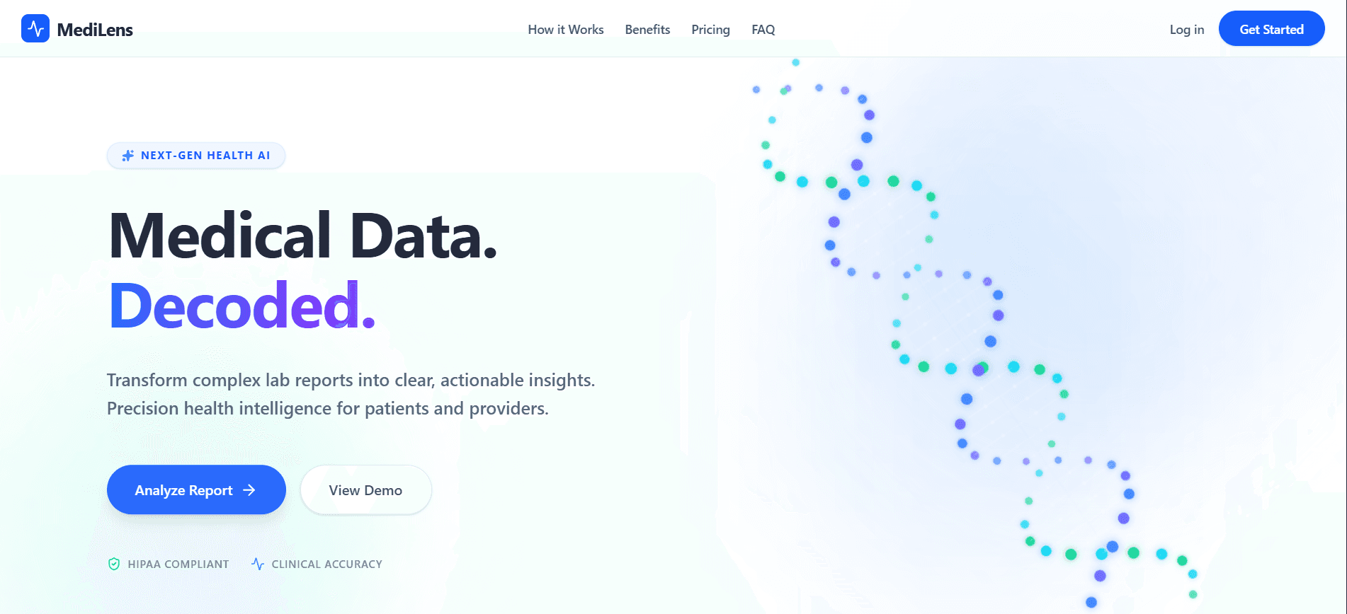 MediLens — Medical Data Decoded screenshot 1
