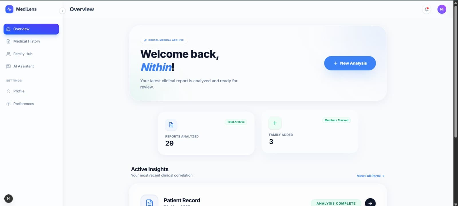MediLens — Medical Data Decoded screenshot 2
